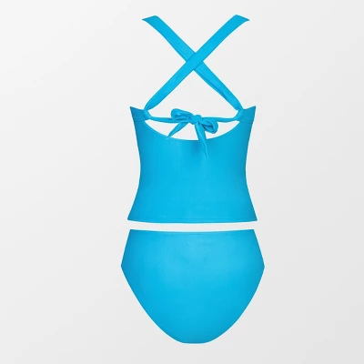 Women's Cross Back Tankini Set Swimsuit - Cupshe 2 Women's Cross Back Tankini Set Swimsuit - Cupshe - Image 2