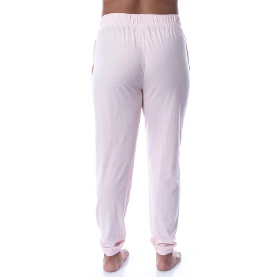 The O.C.: Television Series Womens' Logo Sleep Jogger Pajama Pants Pink 1 The O.C.: Television Series Womens' Logo Sleep Jogger Pajama Pants Pink