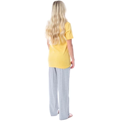 Jurassic Park Womens' Tropical Welcome Dinosaur Film Logo Sleep Pajama Set Multicolored 3 Jurassic Park Womens' Tropical Welcome Dinosaur Film Logo Sleep Pajama Set Multicolored - Image 3