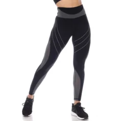 Women's High-Waist Reflective Piping Fitness Leggings - White Mark 10 Women's High-Waist Reflective Piping Fitness Leggings - White Mark -Trendy Women GUEST 769fd3ee bb7b 4e29 9bcc 91d05fa0199e