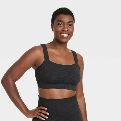 Women's Light Support Seamless Waffle Sports Bra - All In Motion™ 2 Women's Light Support Seamless Waffle Sports Bra - All In Motion™ - Image 2