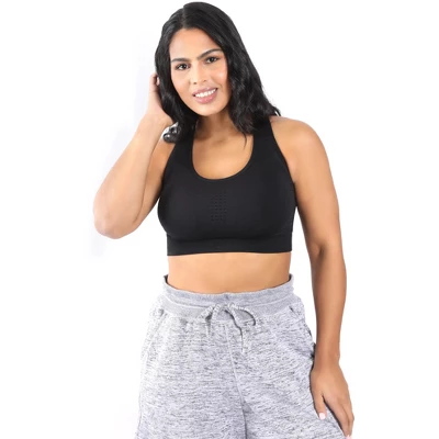 90 Degree By Reflex Womens Plus Seamless Racerback Bra 3 90 Degree By Reflex Womens Plus Seamless Racerback Bra - Image 3