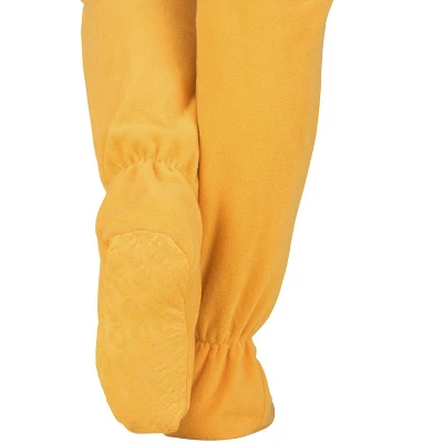 Footed Pajamas - Creamsicle Adult Hoodie Fleece Onesie 3 Footed Pajamas - Creamsicle Adult Hoodie Fleece Onesie - Image 3