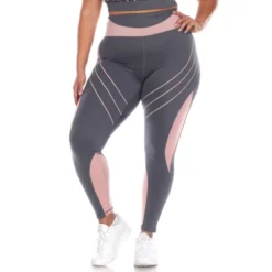White Mark - Plus Size High-Waist Reflective Piping Fitness Leggings 13 White Mark - Plus Size High-Waist Reflective Piping Fitness Leggings -Trendy Women GUEST 7c19be41 d934 4356 89e6 4f920c239291