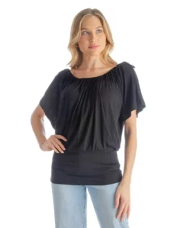 Women's Top With Short Sleeves And Cut-Out Shoulders -Trendy Women GUEST 7c749a45 67cb 4f75 b8f9 24eaddb23784