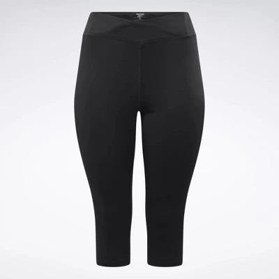 Reebok Workout Ready Basic Capri Leggings (Plus Size) 6 Reebok Workout Ready Basic Capri Leggings (Plus Size) - Image 6