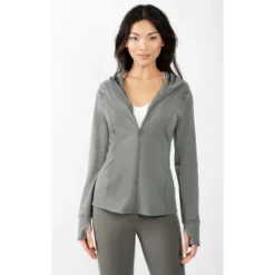 Yogalicious - Women's Slim Fit Hooded Track Jacket -Trendy Women GUEST 7da573f6 2014 46d0 9c7d 40a3836ff4a3