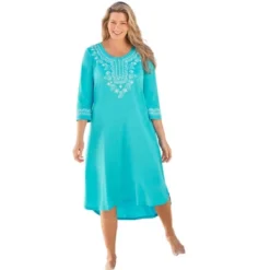 Swim 365 Women’s Plus Size Embroidered Cover Up -Trendy Women GUEST 7dd7f915 2af5 4ab4 9c19 1b823758e6a8