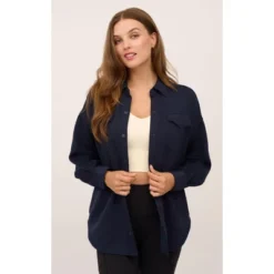 90 Degree By Reflex Womens Softlite Scuba Morgan Modal Shacket -Trendy Women GUEST 7e189760 3899 4fbe aedb 43286983575b