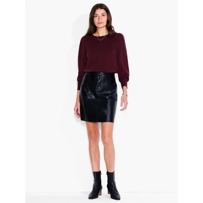 NIC + ZOE Faux Leather Slim Skirt 2 NIC + ZOE Faux Leather Slim Skirt - Image 2