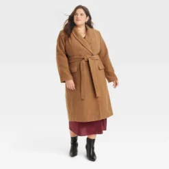 Women's Essential Wool Overcoat Jacket - A New Day™ -Trendy Women GUEST 7f740cda 7347 45b1 87cb a18aaebb212b