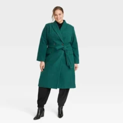 Women's Essential Wool Overcoat Jacket - A New Day™ -Trendy Women GUEST 811d616e 7b69 4924 83df c97393986af8