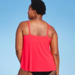 Women's UPF 50 High Neck Keyhole Tankini Top - Aqua Green® -Trendy Women GUEST 817f1b9f 1abb 4b29 a099 40acb639d9a1