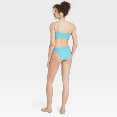 Women's Plush Ribbed Bra And Underwear Set - Colsie™ 1 Women's Plush Ribbed Bra And Underwear Set - Colsie™