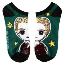 Harry Potter Chibi Character Art 5-pack Ankle Socks For Women