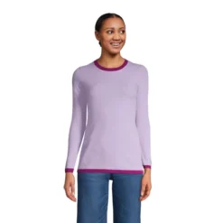Lands' End Women's Tall Cashmere Crewneck Sweater -Trendy Women GUEST 87b19b06 6623 48a9 b34c ac31b4cba80a