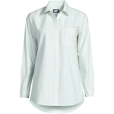 Lands' End Women's Oxford Long Sleeve Shirt 6 Lands' End Women's Oxford Long Sleeve Shirt - Image 6