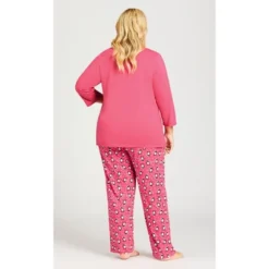 Women's Plus Size Cold Outside Sleep Top - Pink | AVENUE -Trendy Women GUEST 89d8cdff 42d9 4333 aee4 bd79d0e8c0b7
