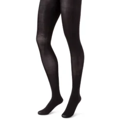 Hanes Premium Women's 2pk Opaque Tights - Black -Trendy Women GUEST 8dbb96e9 d54f 4469 981a edc36be24f08