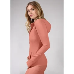 Yogalicious - Women's Slim Fit Hooded Track Jacket -Trendy Women GUEST 8fcb8d7d 68dd 4468 9aa6 1cf9bb92e8c8