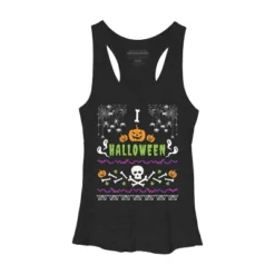 Women's Design By Humans Halloween Lover Ugly Sweater By Machmigo Racerback Tank Top 11 Women's Design By Humans Halloween Lover Ugly Sweater By Machmigo Racerback Tank Top -Trendy Women GUEST 91854d6f 61cc 4faa b52a 2d22689c5951