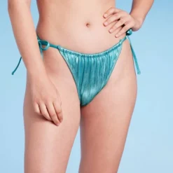 Women's Foil Strappy Extra High Leg Super Cheeky Bikini Bottom - Wild Fable™ Teal Blue 12 Women's Foil Strappy Extra High Leg Super Cheeky Bikini Bottom - Wild Fable™ Teal Blue -Trendy Women GUEST 91d8a6a3 ea6a 4aff ad91 1fcf5e439dcf