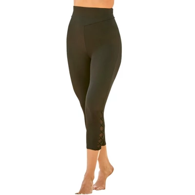 Swim 365 Women’s Plus Size High-Waisted Swim Capri 4 Swim 365 Women’s Plus Size High-Waisted Swim Capri - Image 4