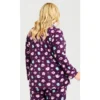 Women's Plus Size Button Owl Sleep Top - Plum | AVENUE