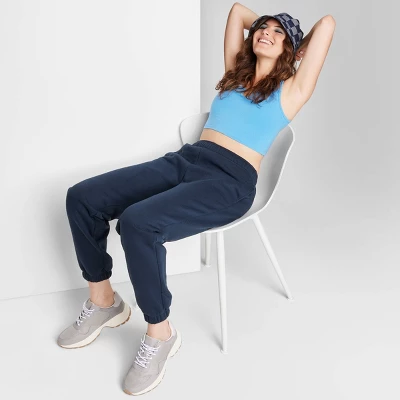 Women's High-Rise Fleece Sweatpants - Wild Fable™ 7 Women's High-Rise Fleece Sweatpants - Wild Fable™ - Image 7