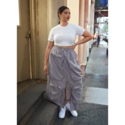 Rebdolls Women's Harley Nylon Cargo Maxi A Line Skirt -Trendy Women GUEST 93689e7b 9de1 4c5c 8eb3 36b9d94ebace