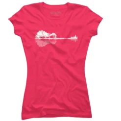 Junior's Design By Humans Nature Guitar By Maryedenoa T-Shirt -Trendy Women GUEST 9549ee1b d60d 4a55 a2cd c9dea03c6d50