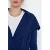 JENNIE LIU Women's 100% Pure Cashmere Long Sleeve Belted Cardigan Sweater