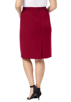 Jessica London Women’s Plus Size Tummy Control Bi-Stretch Pencil Skirt -Trendy Women GUEST 95caf842 3bfc 4850 9c6c 776e66379d69