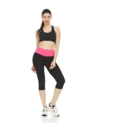 Infinite Basics Women's High Waist Tummy Control Yoga Super Comfy Legging Capris - Great For Working Out, Hanging Around The House & Sleep -Trendy Women GUEST 974eb896 c1c5 43e3 8cdb ee63adf935c1