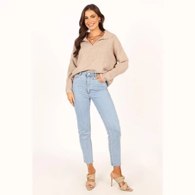 Petal And Pup Womens Shay Collar Knit Sweater 1 Petal And Pup Womens Shay Collar Knit Sweater