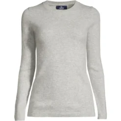 Lands' End Women's Tall Cashmere Crewneck Sweater -Trendy Women GUEST 9a1a7a01 bc1c 4a1a b32e 1f3a5f5f1826