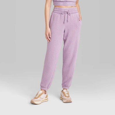 Women's High-Rise Tapered Joggers - Wild Fable™ 1 Women's High-Rise Tapered Joggers - Wild Fable™