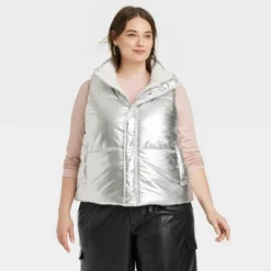 Women's Fur Lined Puffer Vest - A New Day™ -Trendy Women GUEST 9d46d81a 89bd 4a1c abbf ba888d60c974