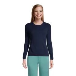 Lands' End Women's Tall Cashmere Crewneck Sweater -Trendy Women GUEST a13103bb daee 4aac 8462 e3731ced4d7b