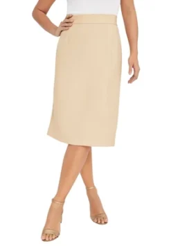 Jessica London Women’s Plus Size Tummy Control Bi-Stretch Pencil Skirt -Trendy Women GUEST a3e0d692 ef49 414a 9cf5 31119d9dbb78