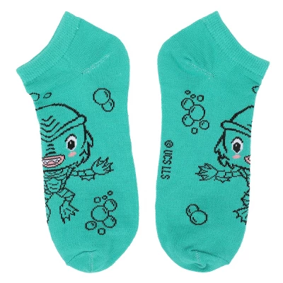 Universal Monsters Chibi Monsters Women's 5-Pair Ankle Socks 4 Universal Monsters Chibi Monsters Women's 5-Pair Ankle Socks - Image 4