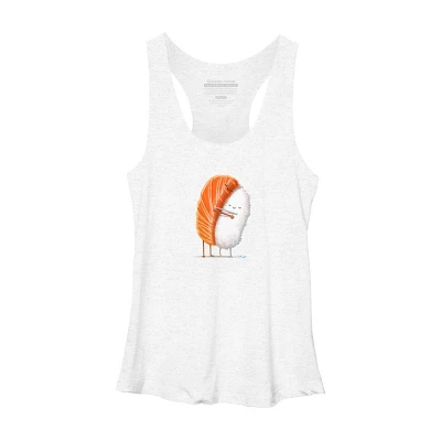 Women's Design By Humans Sushi Hug By Andremullerdko Racerback Tank Top 6 Women's Design By Humans Sushi Hug By Andremullerdko Racerback Tank Top - Image 6
