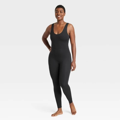 Women's Brushed Sculpt Scoop Neck Bodysuit - All In Motion™ 2 Women's Brushed Sculpt Scoop Neck Bodysuit - All In Motion™ - Image 2