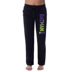 DC Comics Womens' Batman Bat Logo Ombre Sleep Pajama Pants Black -Trendy Women GUEST a865b506 7301 48e2 8776 c6f17b9de94b