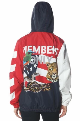 Members Only - Women's Jungle Print Popover Oversized Jacket 5 Members Only - Women's Jungle Print Popover Oversized Jacket - Image 5
