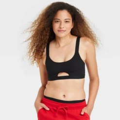 Women's Cotton Rib Cage Back Bralette - Colsie™ -Trendy Women GUEST a8a23898 6cef 4620 bd33 aa3bdba307f6