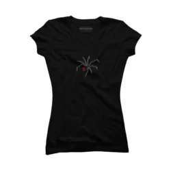 Junior's Design By Humans Halloween Spider Tshirt By Bambino T-Shirt -Trendy Women GUEST a8ced01c d5d0 4dd8 986d 4629d0c4834f