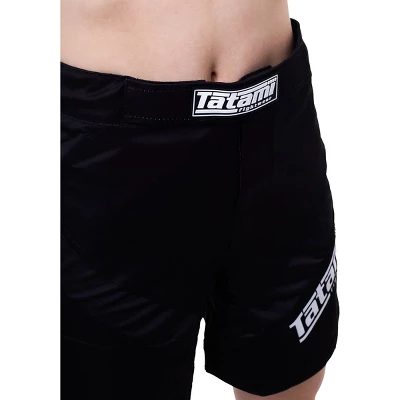Tatami Fightwear Women's Dynamic Fit IBJJF Fight Shorts - Black 1 Tatami Fightwear Women's Dynamic Fit IBJJF Fight Shorts - Black