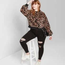 Women's Super-High Rise Distressed Skinny Jeans - Wild Fable™ Black -Trendy Women GUEST ac5fdf13 499a 49b9 b09f bb212afac2bd