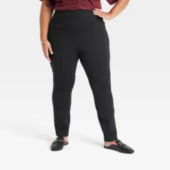 Women's High-Waisted Ponte Leggings - Ava & Viv™ Black -Trendy Women GUEST ad737d44 849b 492d bacc 19cc7a78b492